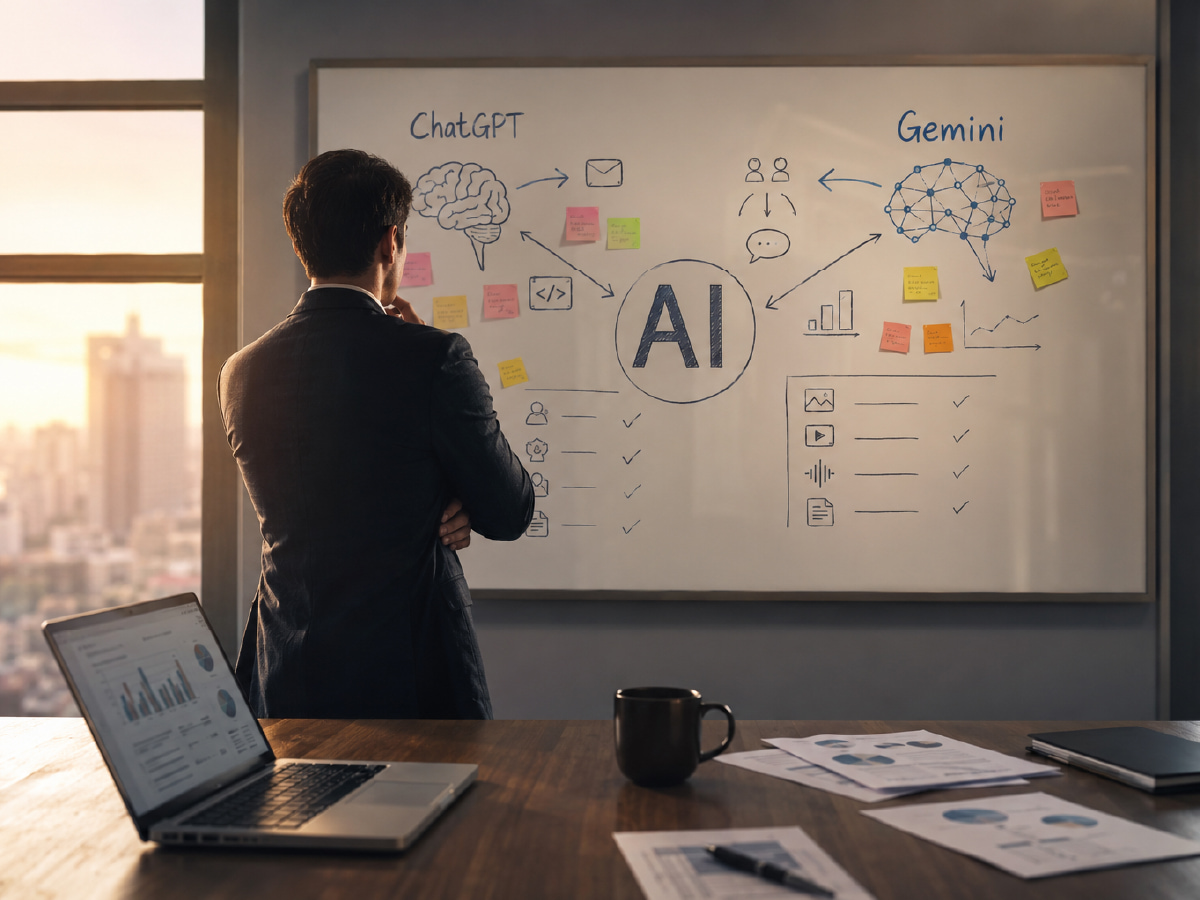 80%企業AI戰略踩雷？Gemini vs ChatGPT 2026：數據揭秘你的戰略盲區！